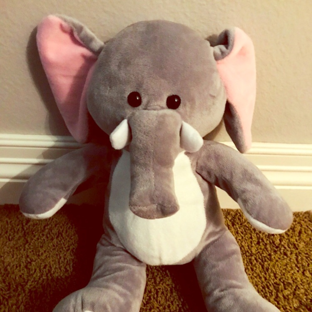 A elephants stuffed animal